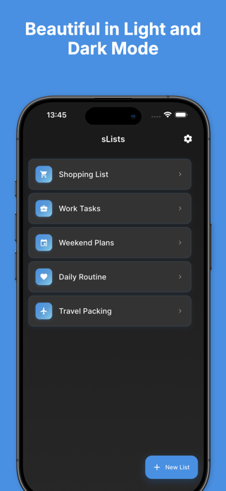 sLists - Smart Lists & Tasks Screenshot 6 of 6