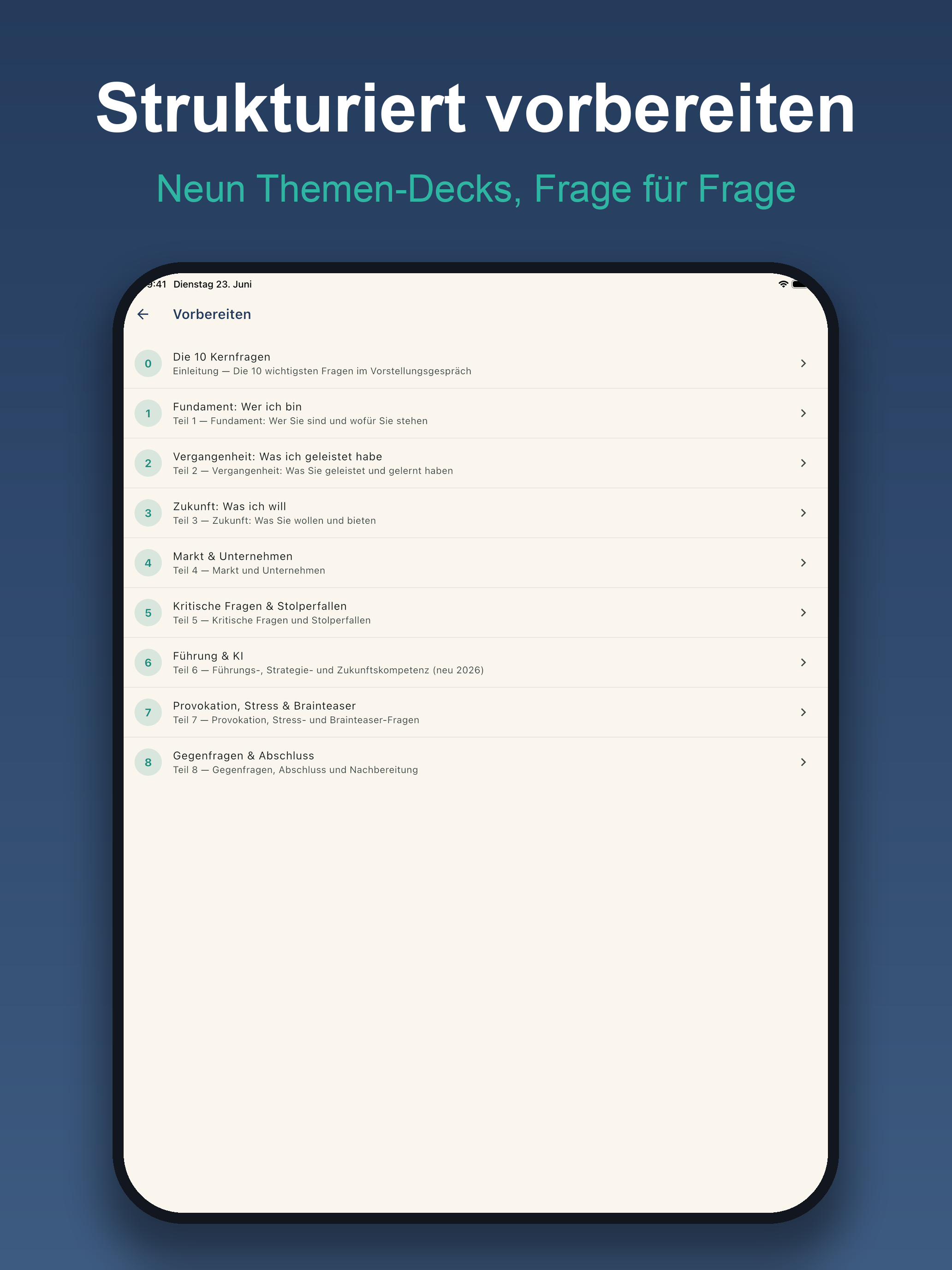Vorstellungsgespräch screenshot 13