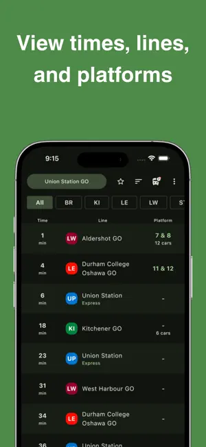 GO Departures screenshot 2