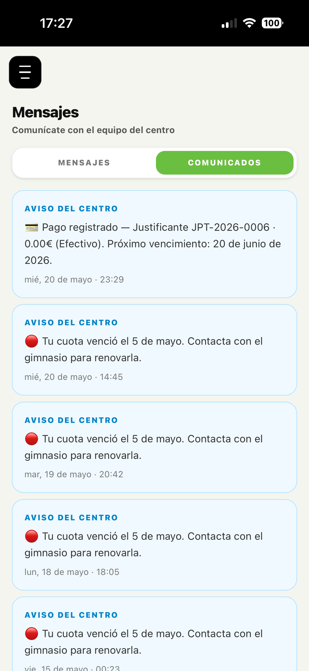 PuriasTraining screenshot 5
