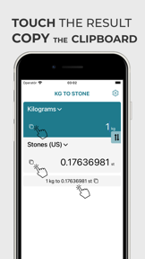 Kg to Stone US/UK Converter screenshot