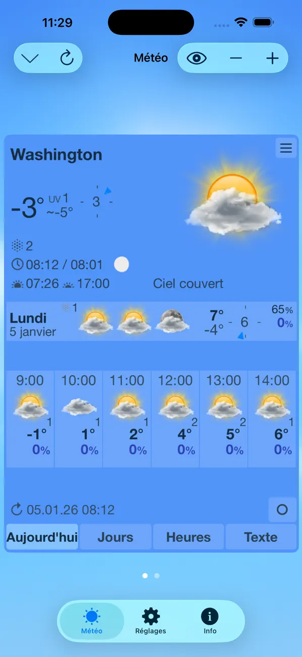 Screenshot #1 pour ClassicWeather
