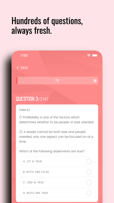 Screenshot #3 pour CIMA Quiz