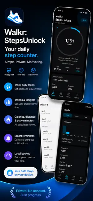 Walkr: StepsUnlock screenshot 3