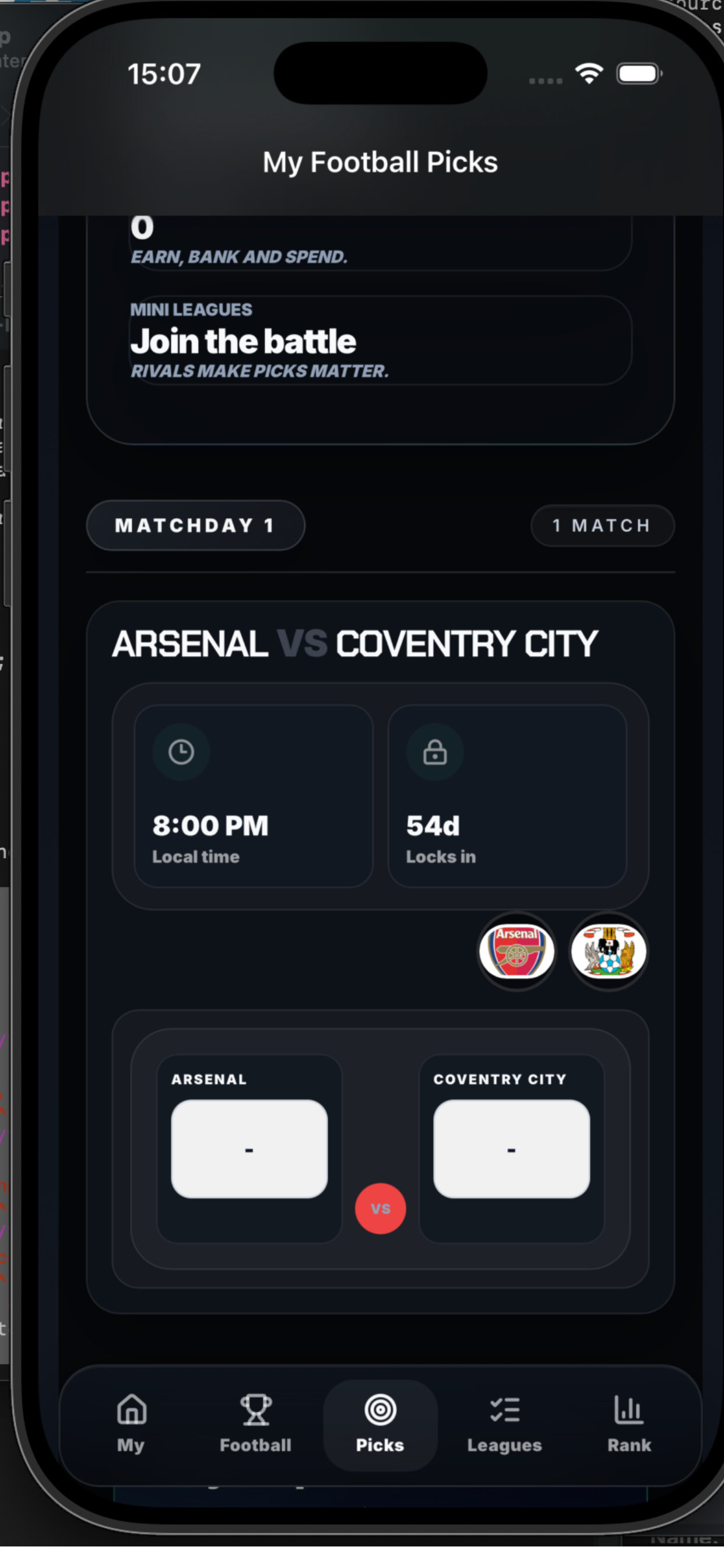 My Football Picks
