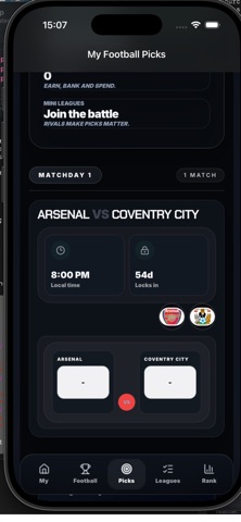 My Football Picks screenshot