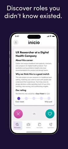 inicio careers screenshot