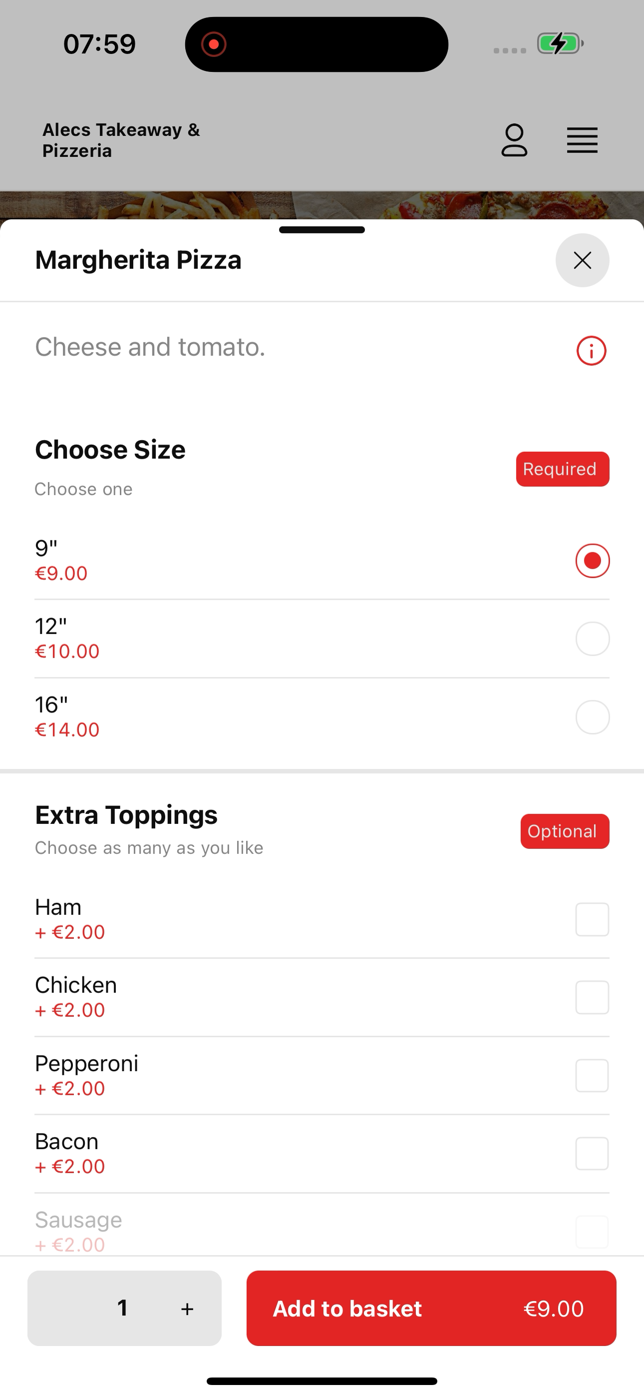 Alecs Takeaway Dublin screenshot 5