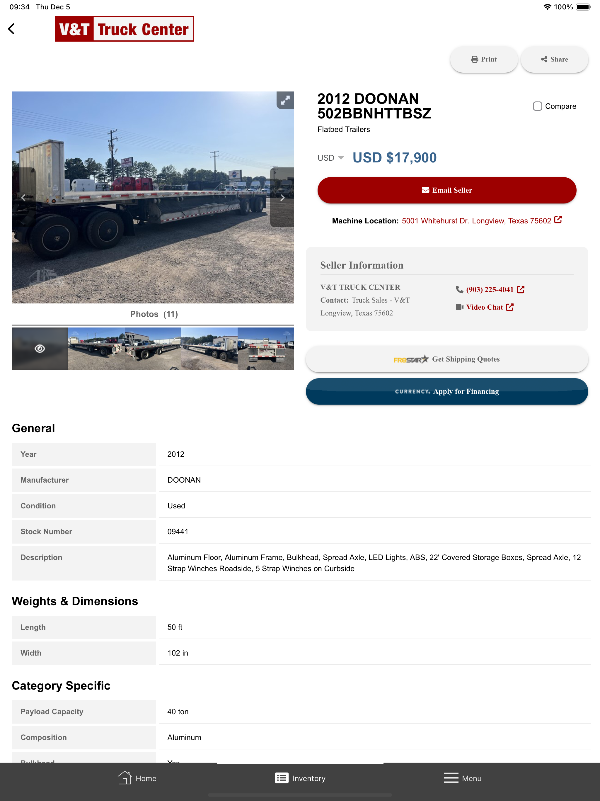 V&T Truck