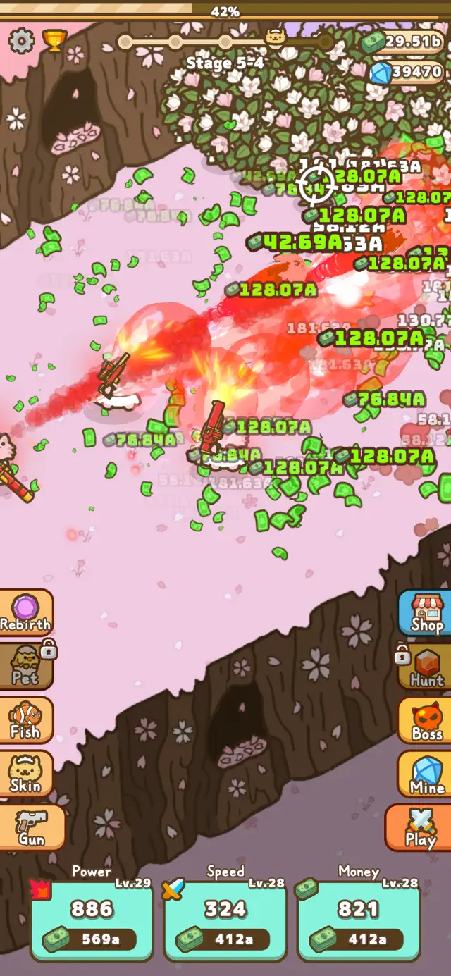 Idle Cat Gunner: Shooter RPG screenshot 8