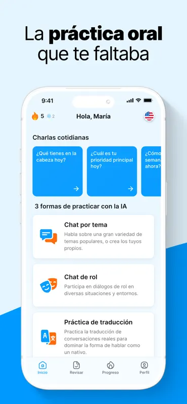 Practicar idiomas: Bubblz IA screenshot 2 of 8