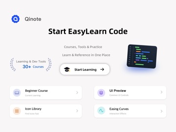 Qinote - App Development iPad screenshot