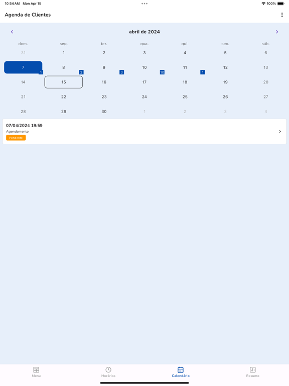 Screenshot #5 pour Agenda de Clientes