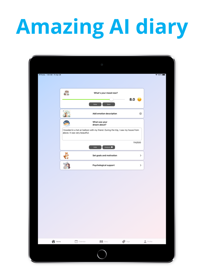 Mila AI Mental Health Journal