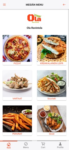 Ola Ravintola screenshot