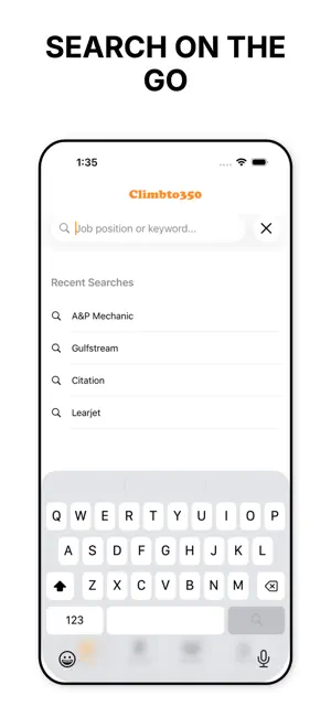 climbto350: aviation job board screenshot 2