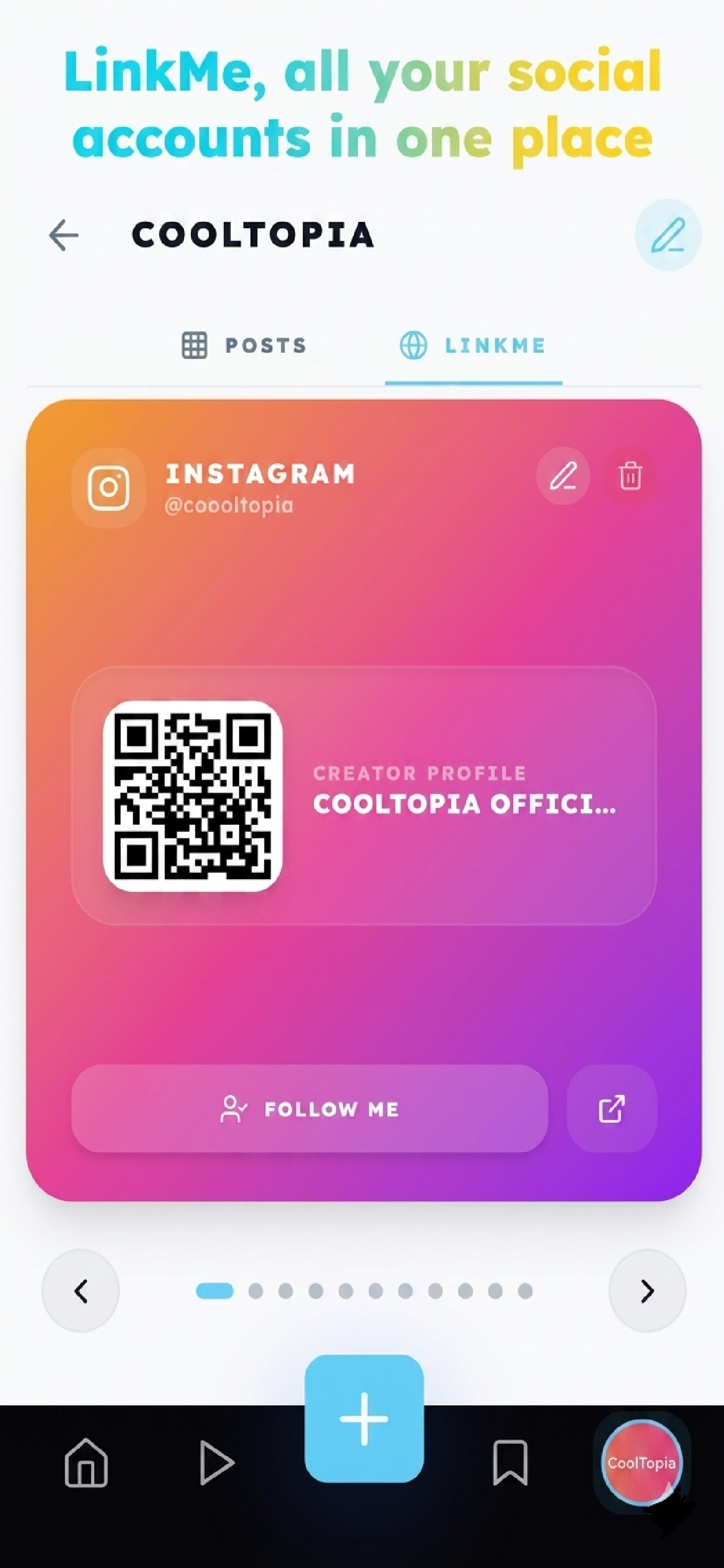 CoolTopia: No Algo Social Feed screenshot 4