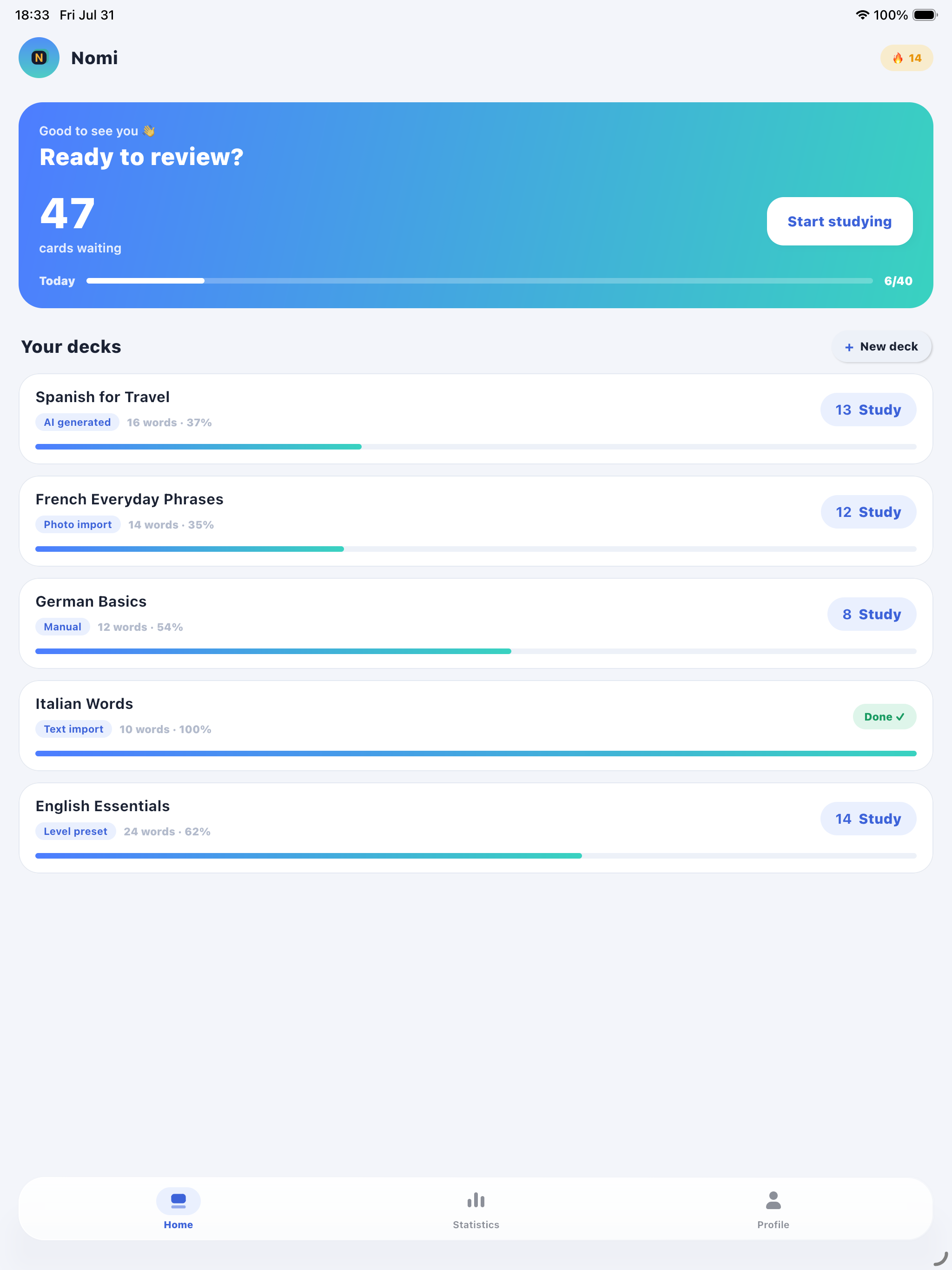 Nomi: Learn Words with AI screenshot 6