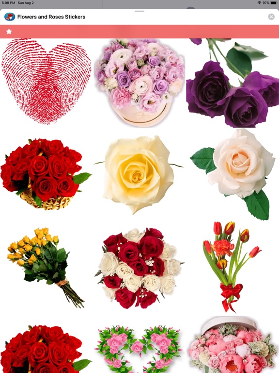 Screenshot #4 pour Flowers and Roses Stickers