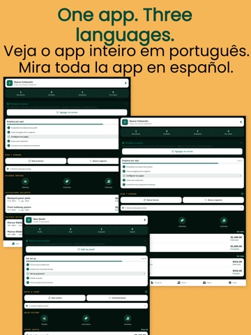 Ganavo: Invoice & Estimate iPad screenshot