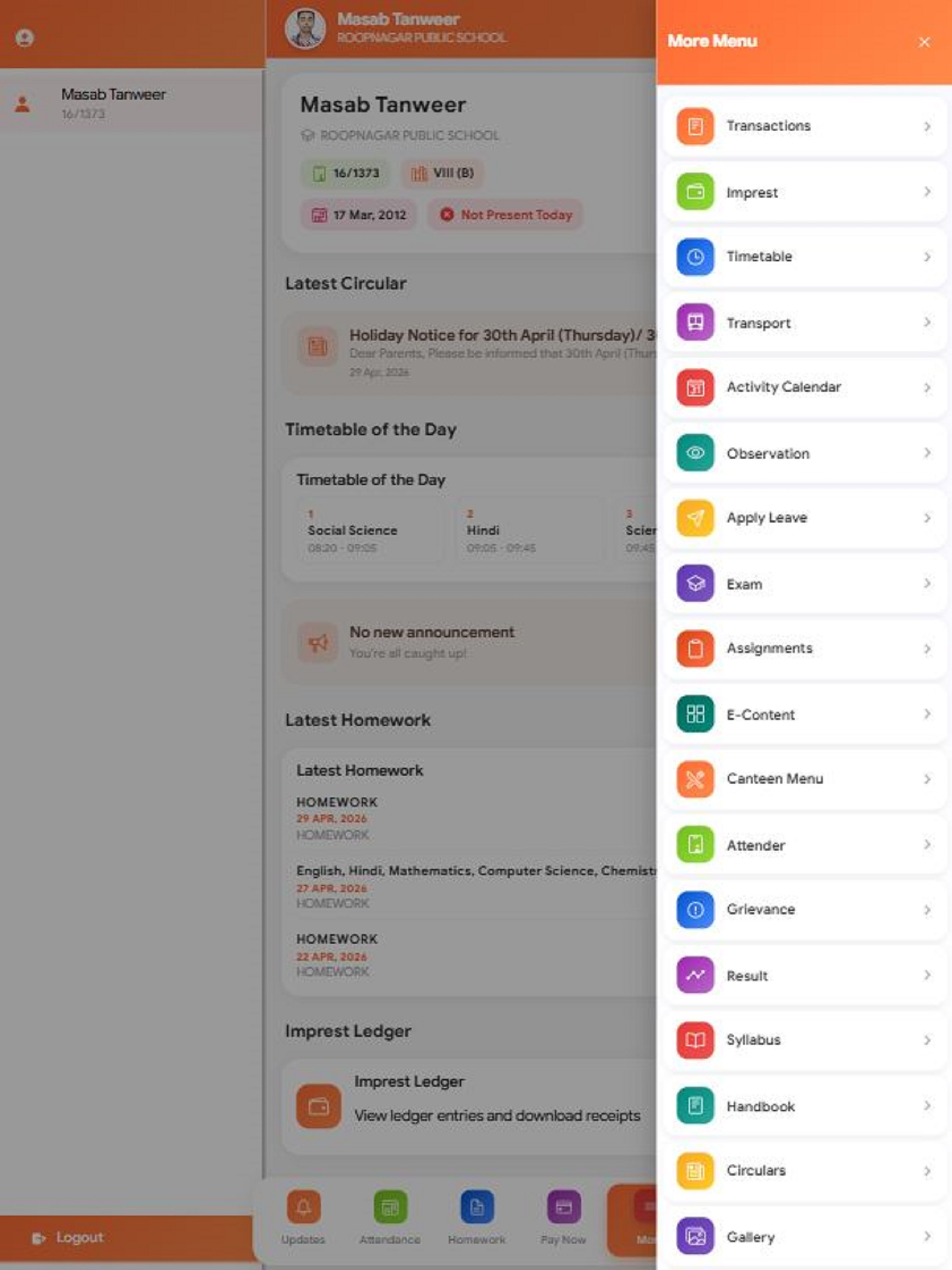 Roopnagar Public School screenshot 9