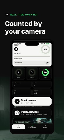 PushApp - Push-Up Counter screenshot