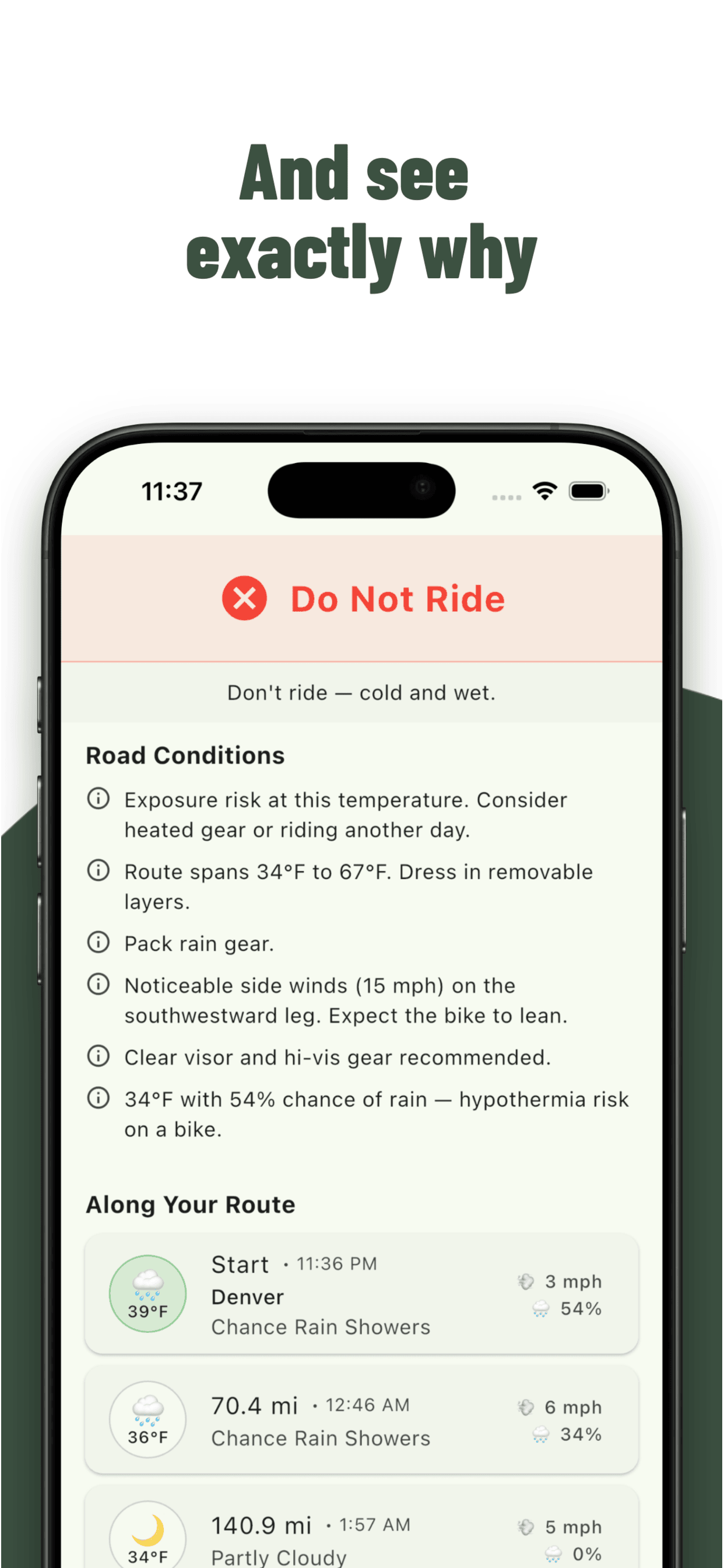 RideReady Weather