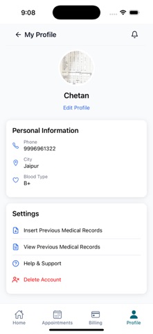 SK-CMS Patient App Screenshot 4 of 5