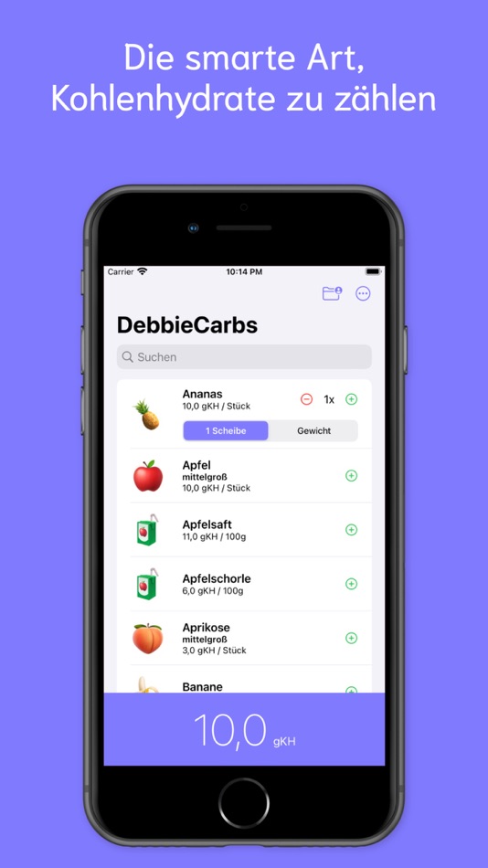 #1. DebbieCarbs (iOS) 게시자: Joachim Birk