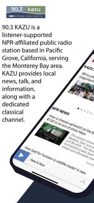 KAZU Public Radio App screenshot 1
