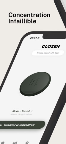 Clozen - Reprends le contrôle iPhone screenshot