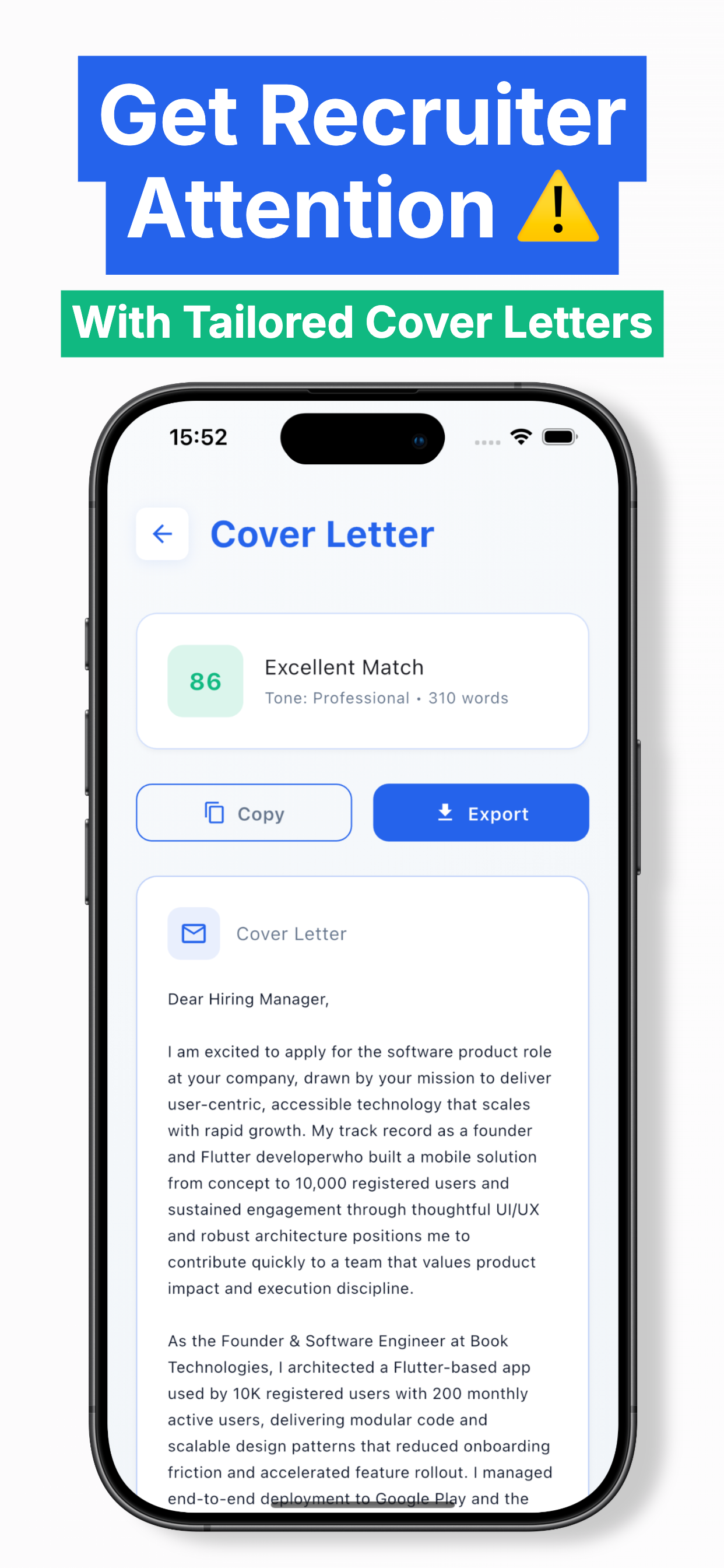 Resume Builder HYRE - CV Maker screenshot 4