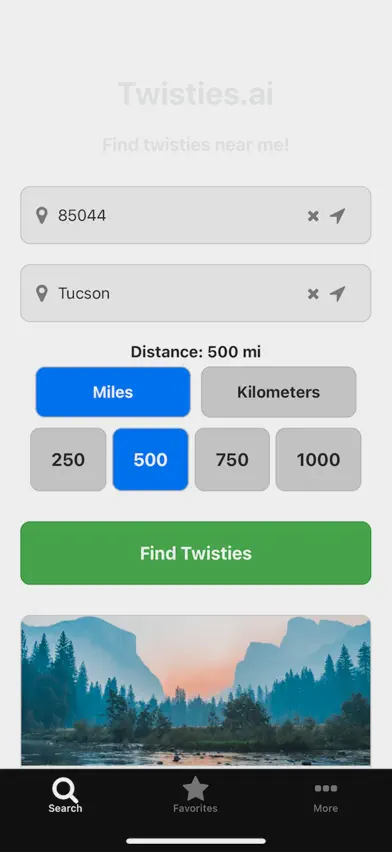 Twisties.ai screenshot 1