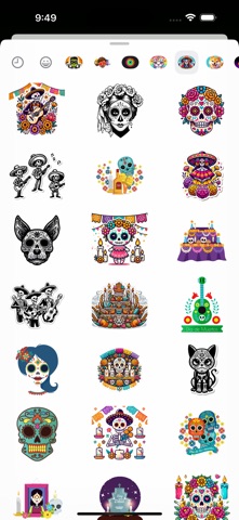 Dia de Muertos Stickers screenshot