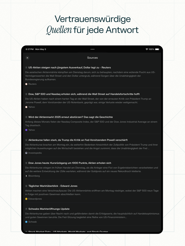 ‎Perplexity - Fragen Sie etwas Screenshot