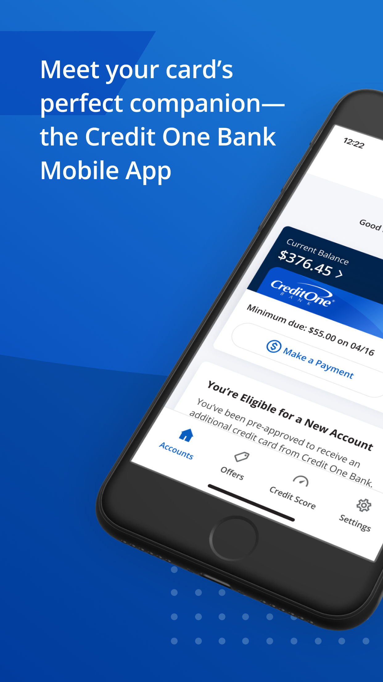 Credit One Bank Mobile screenshot 1