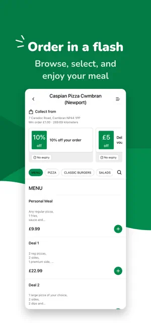 Caspian Pizza App screenshot 1