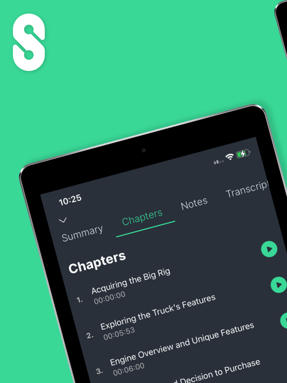 AI Meeting Notes - Stenote iPad screenshot 4 - Productivity app