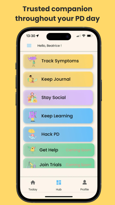 PD Buddy App Screenshot