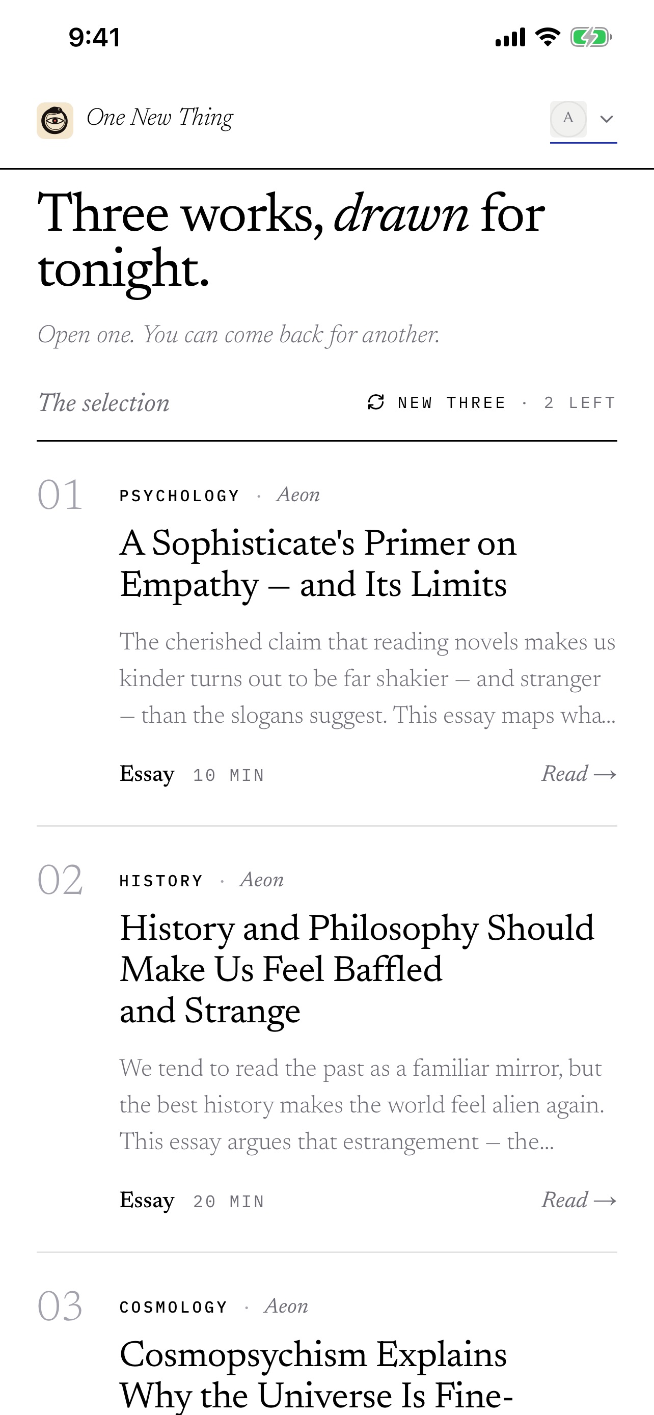 Screenshot 5 of One New Thing