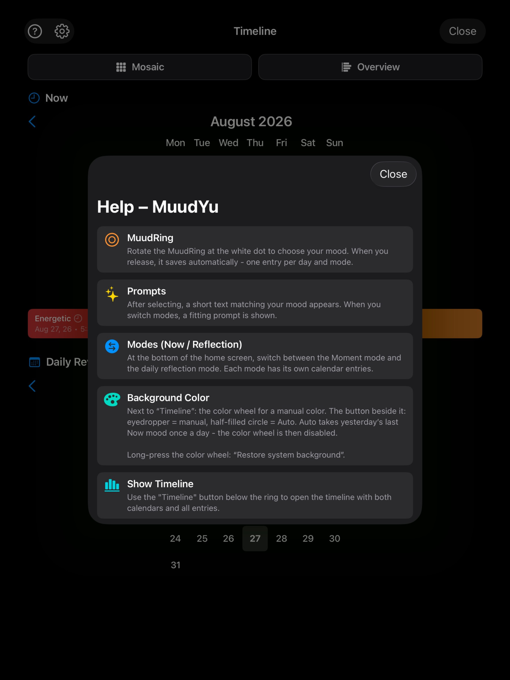 MuudYu - Mood Tracker screenshot 15