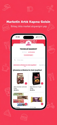 TıkGeldi - Yemek & Market iPhone screenshot 4