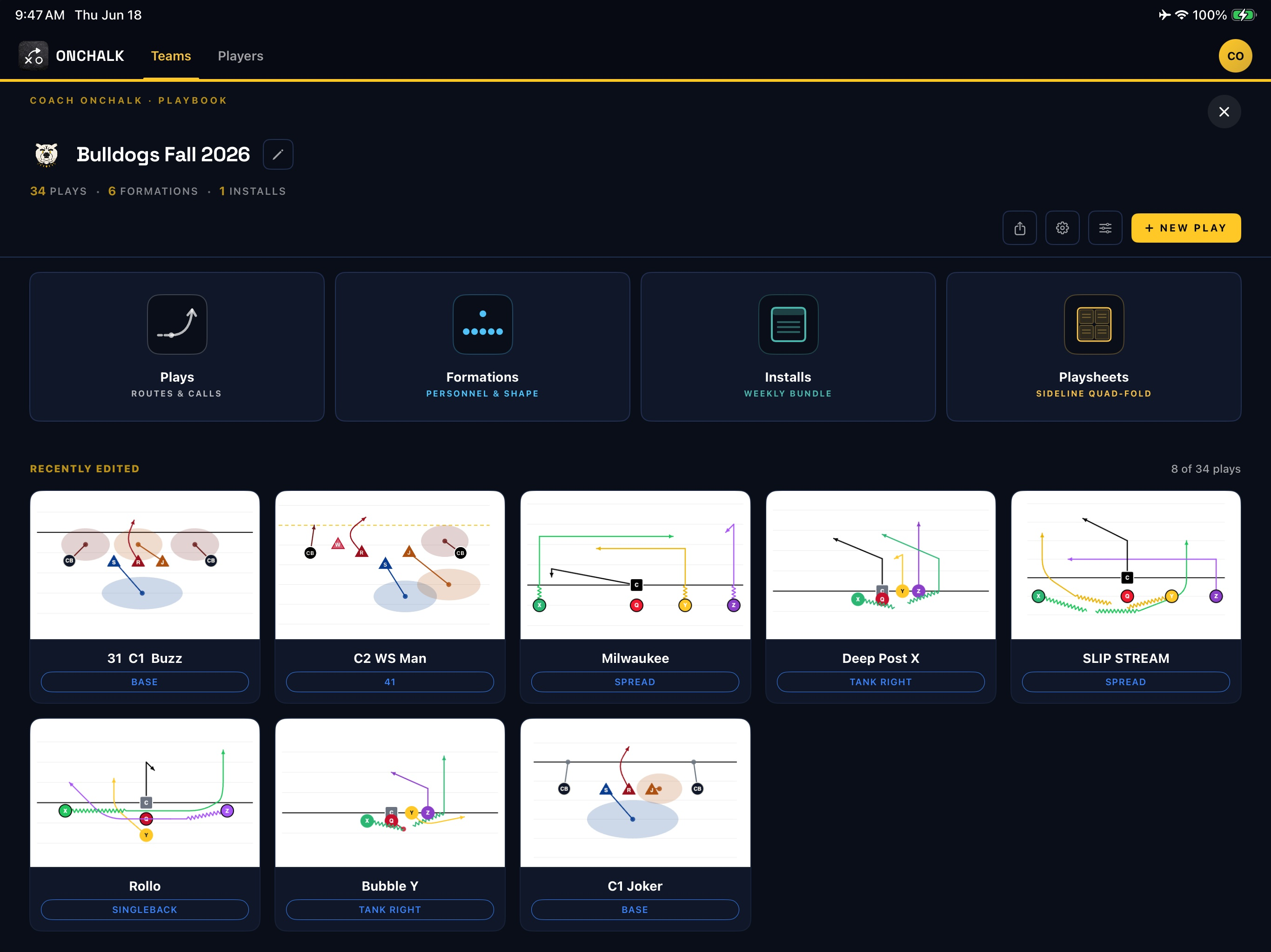 OnChalk Playbooks screenshot 12