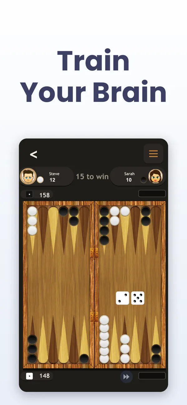 Screenshot #3 pour Backgammon: Classic Board Game