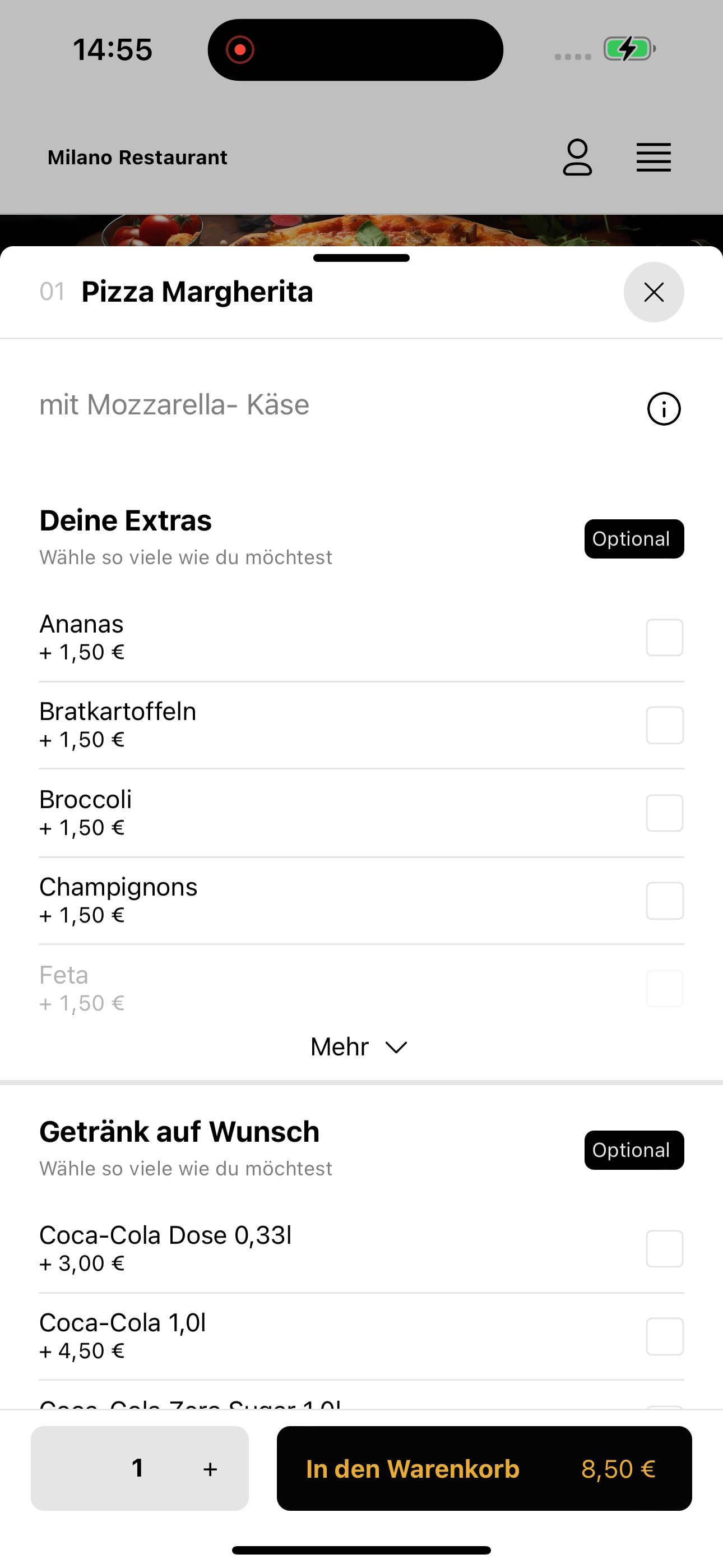 Milano Restaurant screenshot 8