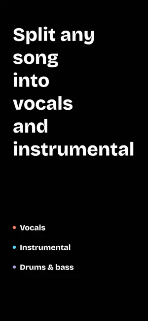 Vocal remover: Audio separator screenshot 1