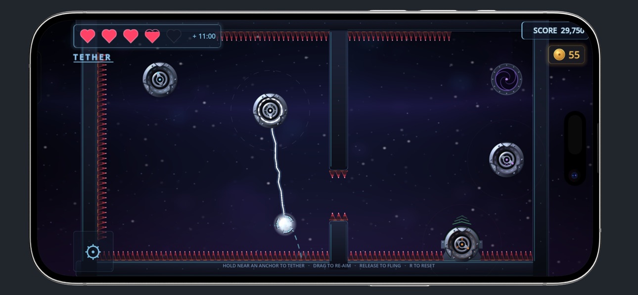 Screenshot 5 of Tether: Gravity Puzzle