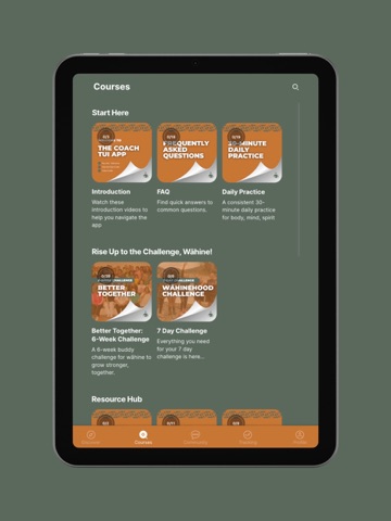 Coach Tui iPad screenshot