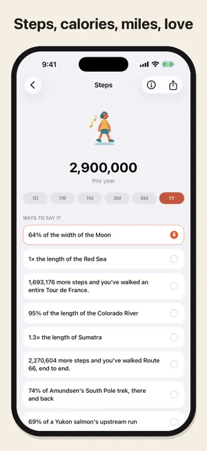 Humblebrag: Day & Step Counter screenshot 3