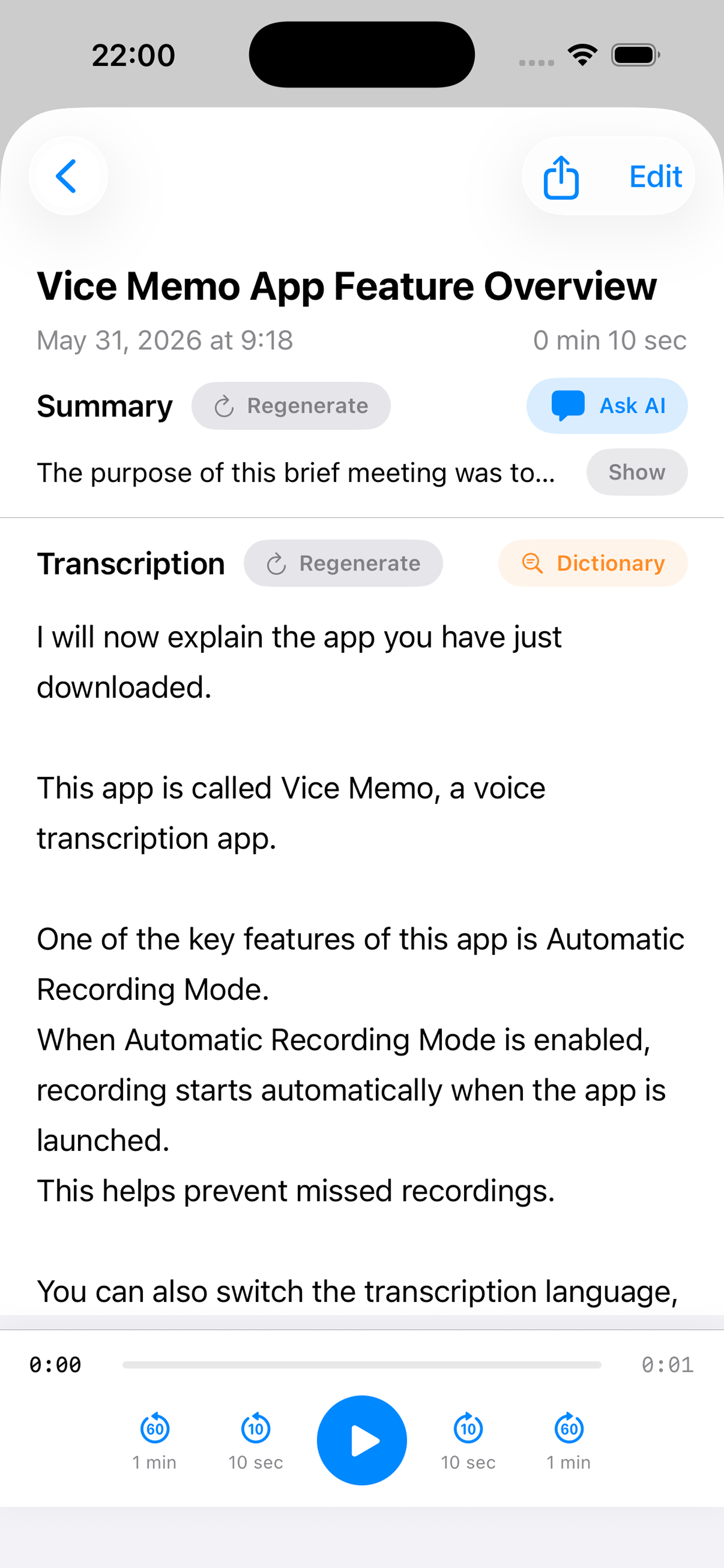 Voice Memo_AI Meeting Record screenshot 9